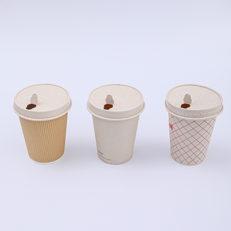 Paper cup for hot or cold beverage drink
