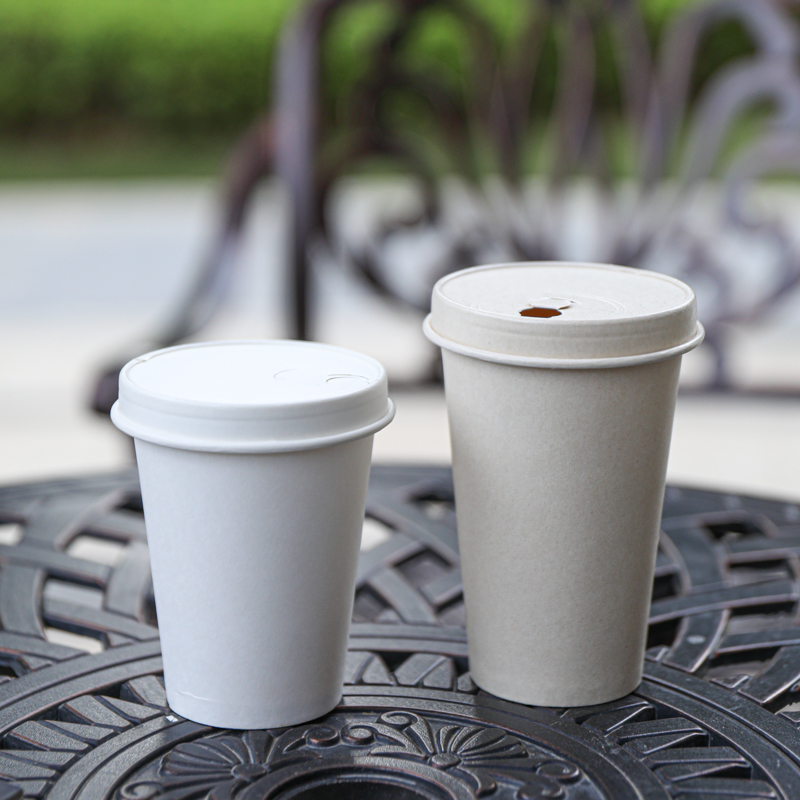 Biodegradable ecofriendly paper cups with lids