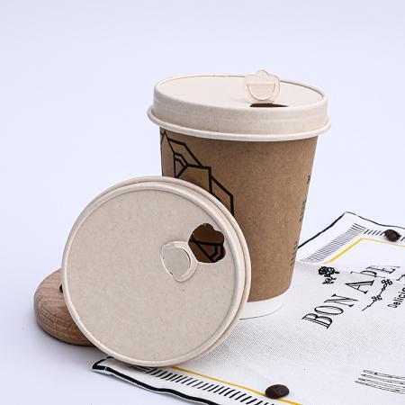 Compostable disposable paper cup