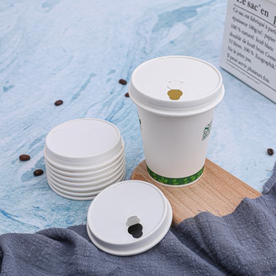 Wholesale disposable white paper lids