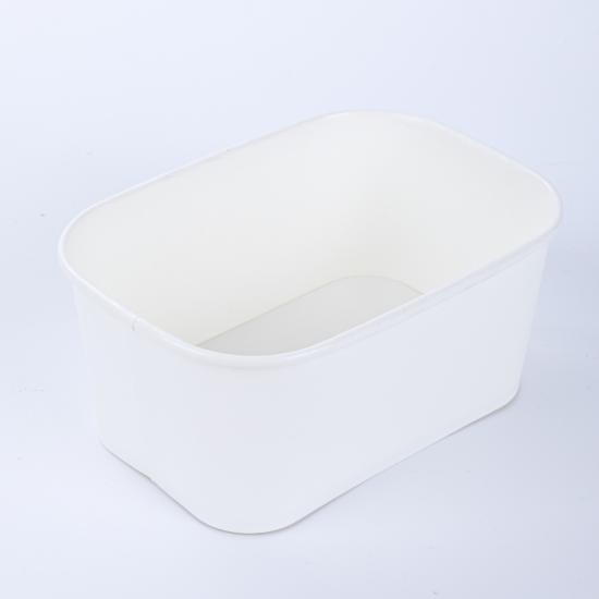 Custom rectangular paper bowls supplier