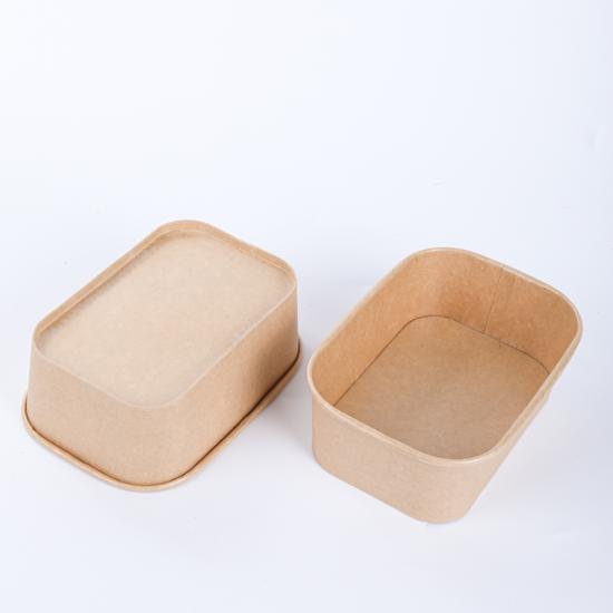 Wholesale  compostable disposable rectangular paper Bowls