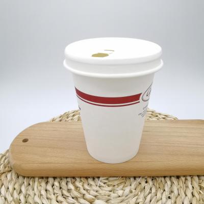 カスタマイズされたロゴの環境に優しい使い捨てPLA紙コーヒーカップ
        